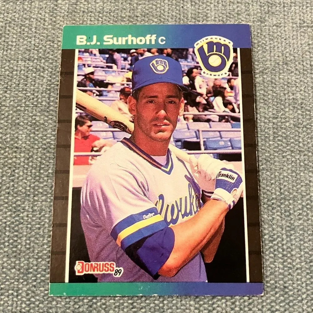 1989 Donruss Milwaukee Brewers Baseball Card Trading Card